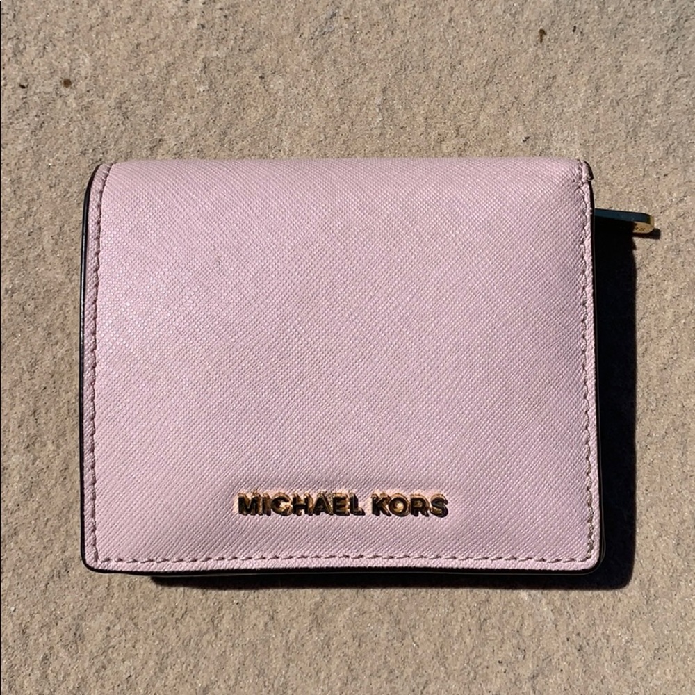 Michael Kors Pink Leather Wallet